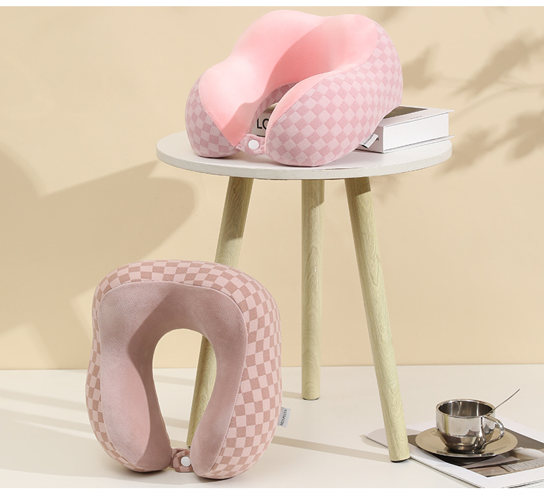 航空枕U型枕记忆棉慢回弹枕头旅行办公午睡颈椎护颈枕德芙格航空详情14