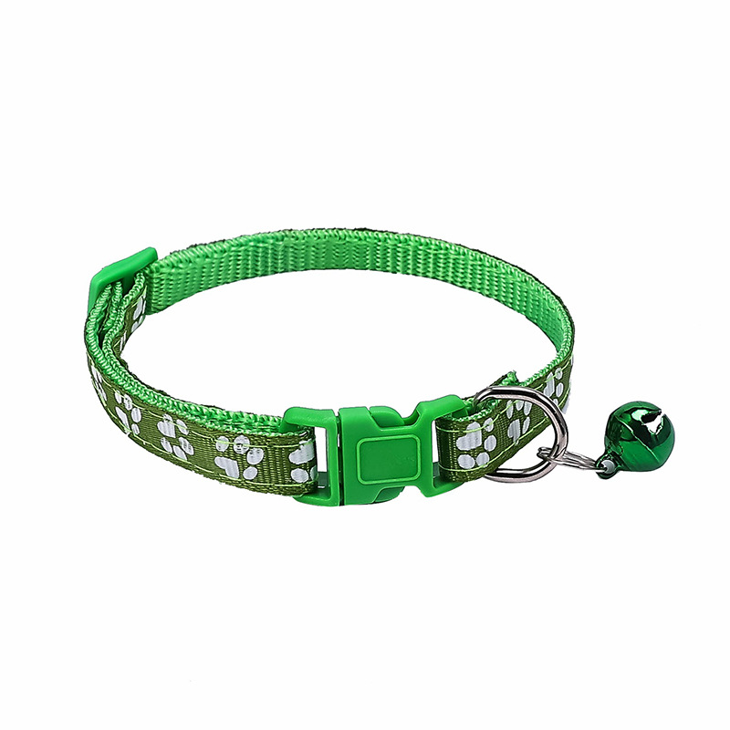 1.0 Pet footprint patch collar, dog neck collar, cat bell collar factory store, large stock available pic 7