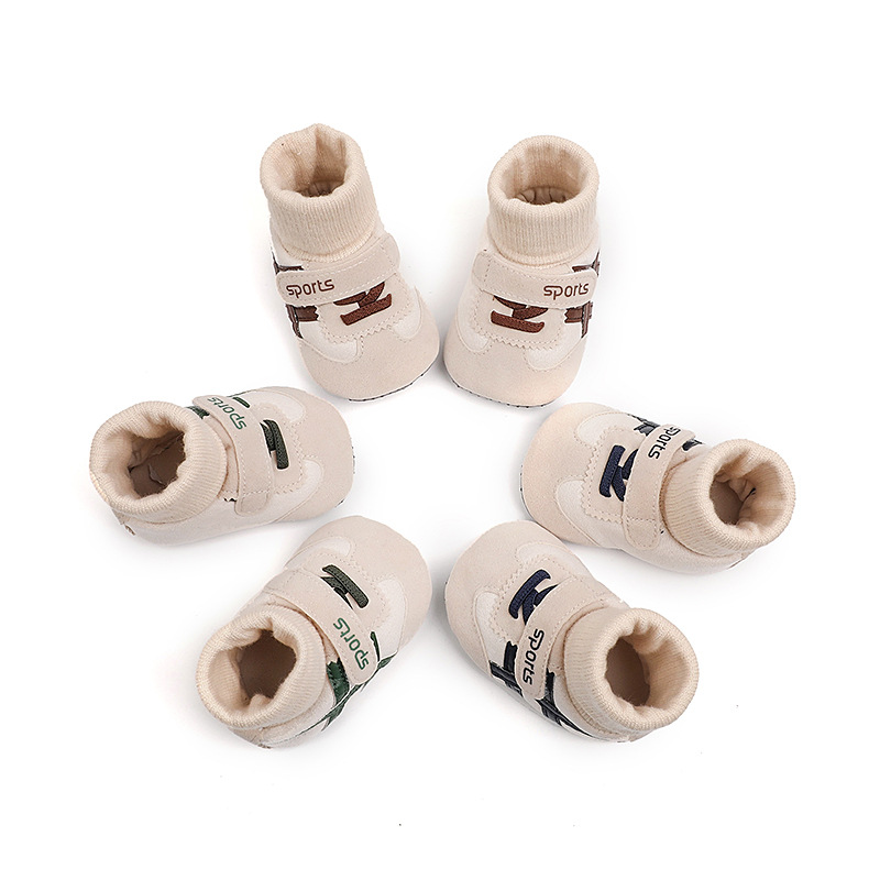 春秋新款婴儿鞋男女宝宝0-1岁宝宝鞋袜一体保暖运动学步鞋详情2