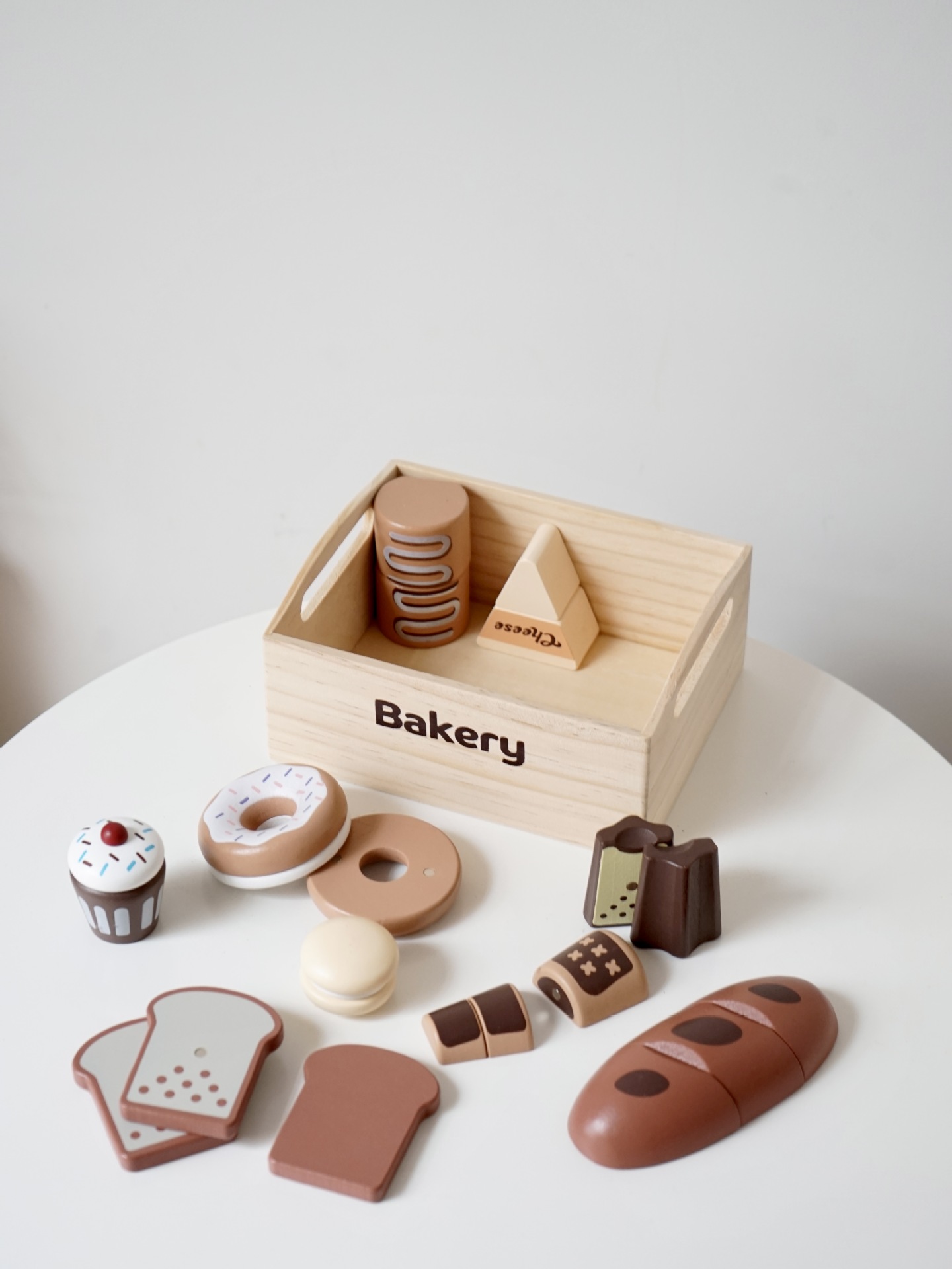 CE/CPC Wooden Magnetic Vegetable and Fruit Cutting Fun Meal Set, Wooden box set, Solid wood cutting board and Cookware set pic 14