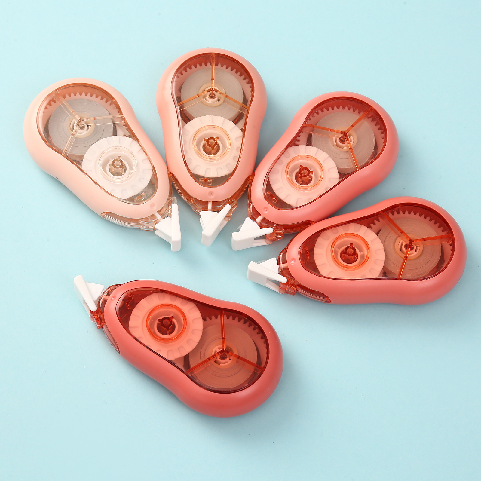 New gradient color correction tape, shock-resistant, silent, unbroken, smooth correction tape, large capacity, affordable size, coating correction tape pic 15