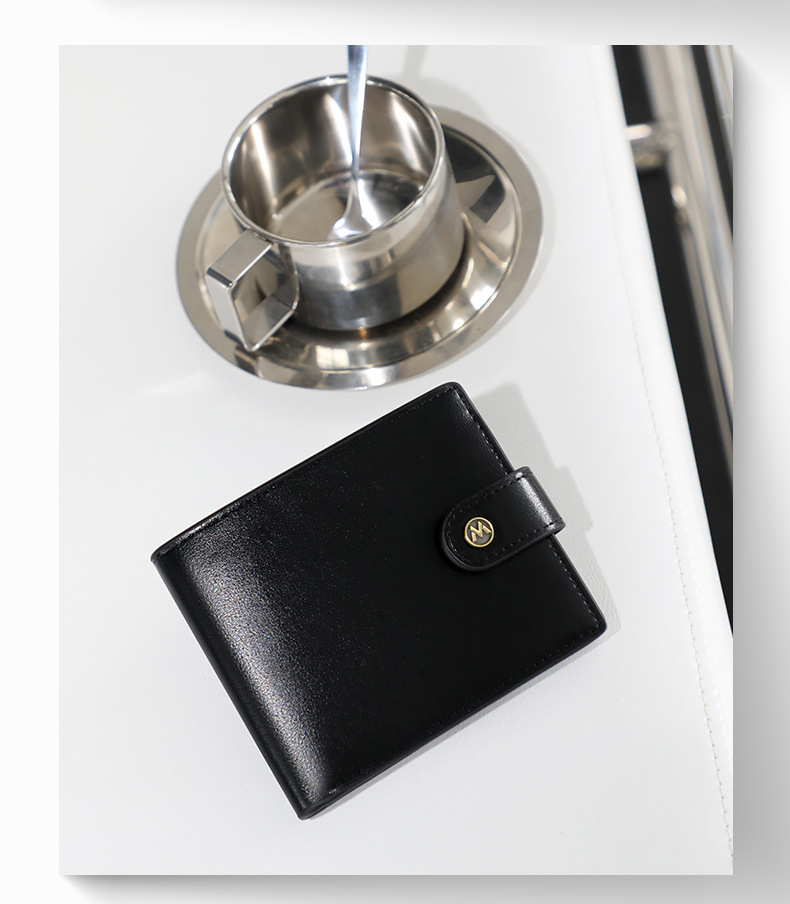 MANDU漫度男士钱包多卡位大容量卡片包 简约皮质卡包复古零钱包详情13