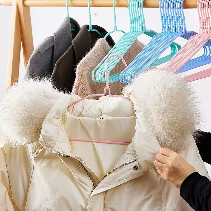 衣架家用挂衣无痕防滑肩角晾晒衣挂不起包加粗加厚衣服挂架衣撑子详情12