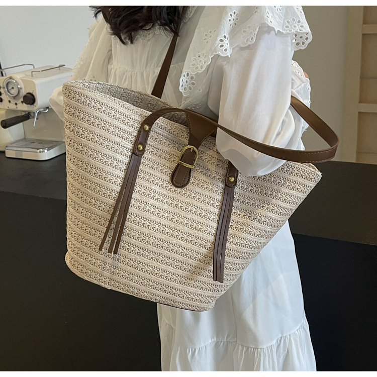 草编大容量包女包编织夏天沙滩女2024新款包包单肩手提托特包大包详情29