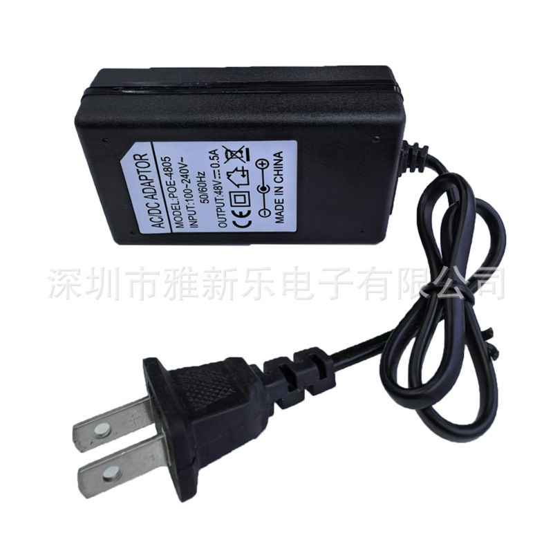48V0.5APOE power adapter with cable, set-top box, network switch, 48V0.5A Ethernet power supply AP pic 8