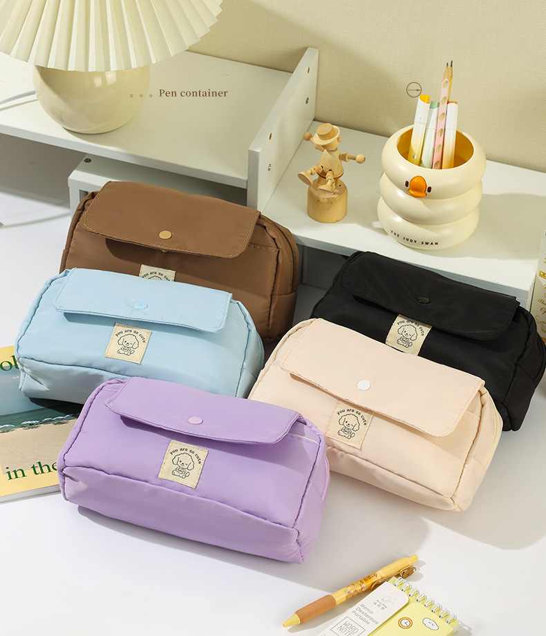 大容易笔袋翻盖文具包铅笔文具盒新款多功能收纳包化妆包详情22