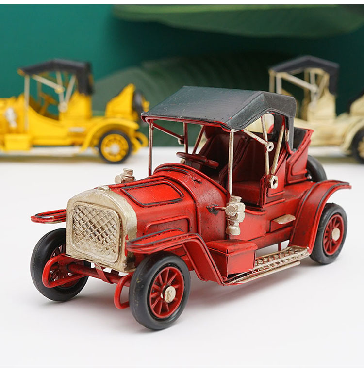 老爷汽车模型仿真欧式工艺品小饰品家庭书房美式摆设软装饰品摆件详情12