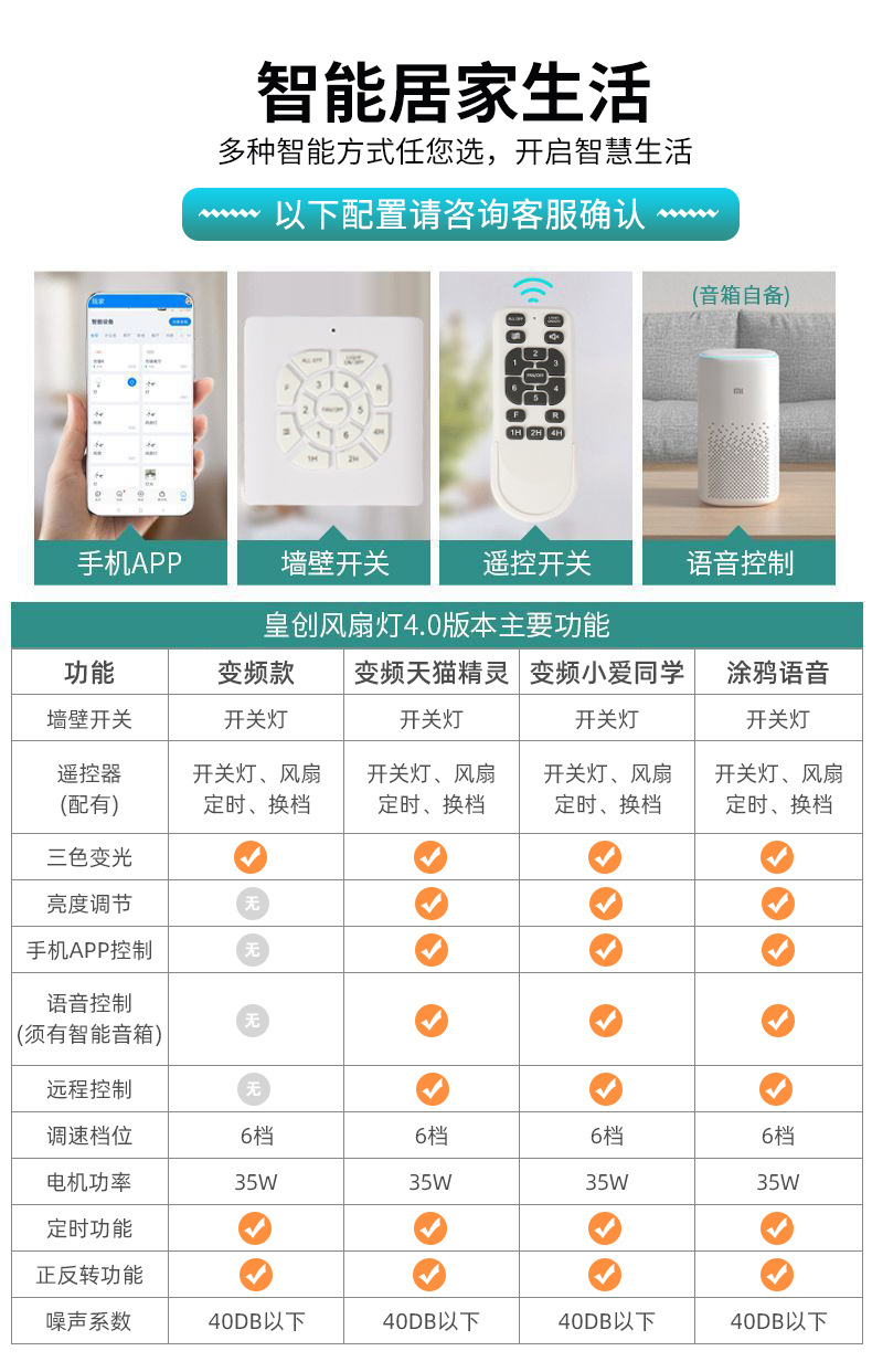 北欧简约24寸卧室风扇灯柔风智能变频吸顶小电扇灯餐厅书房吊扇灯详情27