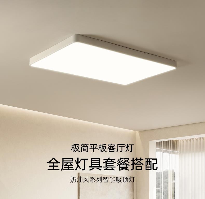 广东中山现代简约全屋套餐组合 客厅大气全光谱超薄吸顶灯 家用照明灯具 吸顶灯优选详情1