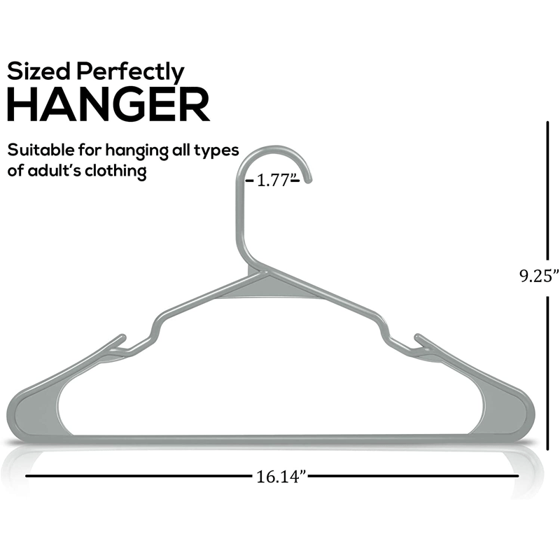 PP plastic clothes hanger, dry and wet dual-purpose anti-slip clothes rack, household ultra-thin, space-saving storage and organization, clothes support and hanging pic 21