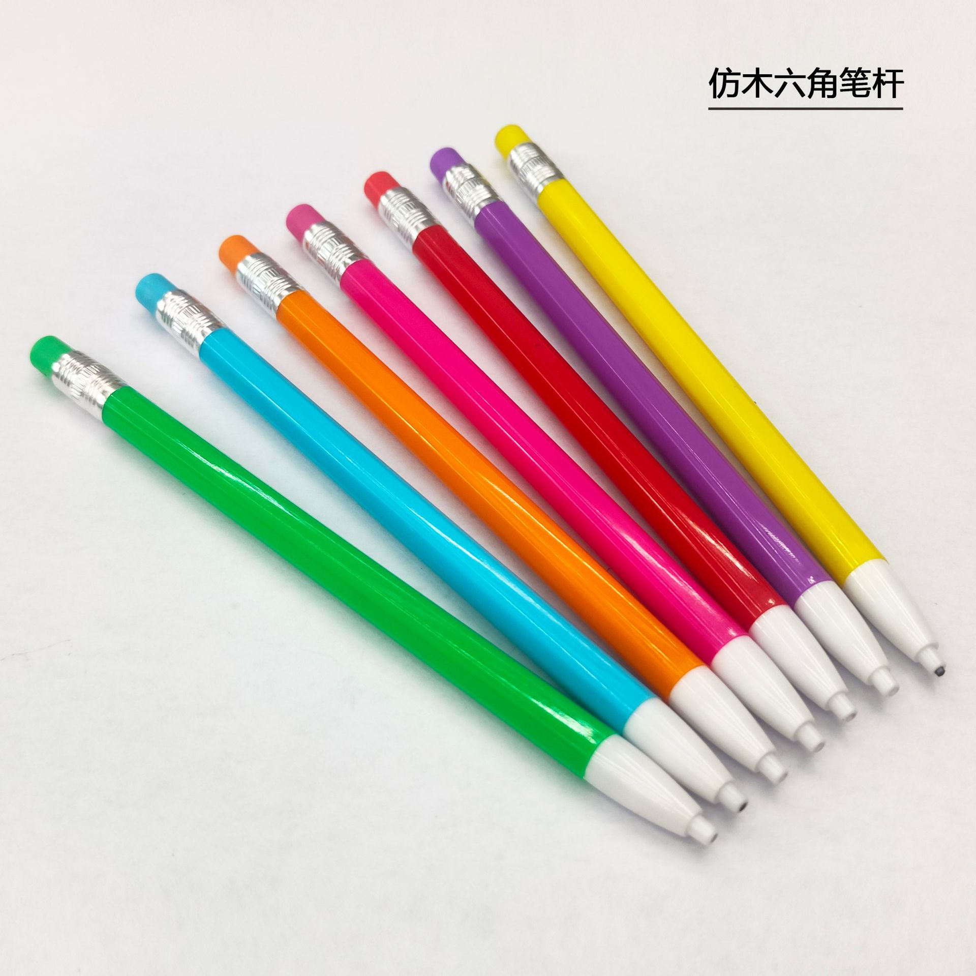 定制 自动铅笔吸卡套装1.3mm自动铅笔5支装橡皮铅芯活动赠礼批发详情3
