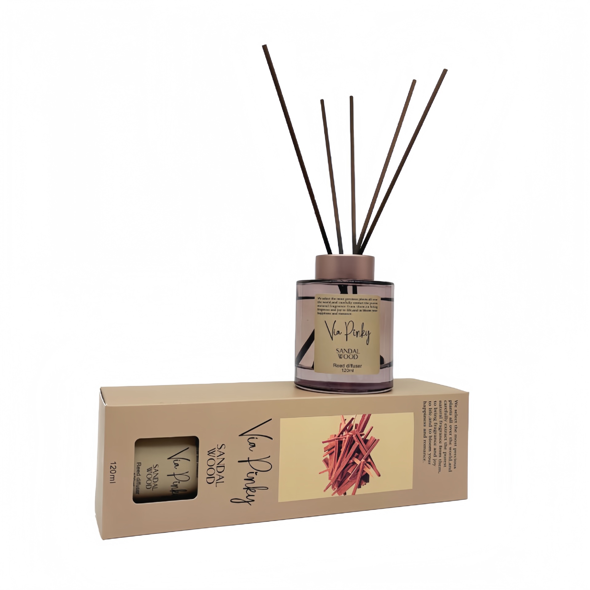 跨境Reed Diffuser 无火藤条香薰摆件芳香室内挥发精油外贸批发详情4