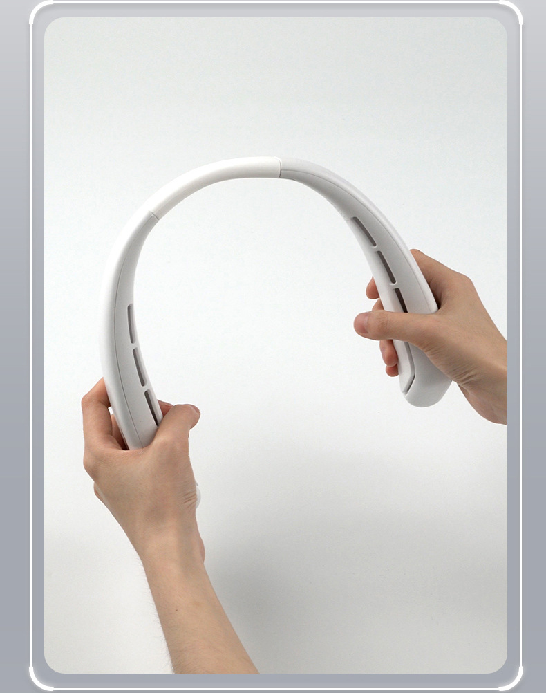 挂脖风扇制冷无叶户外运动旅游现货批发无刷电机充电长续航小电扇详情7