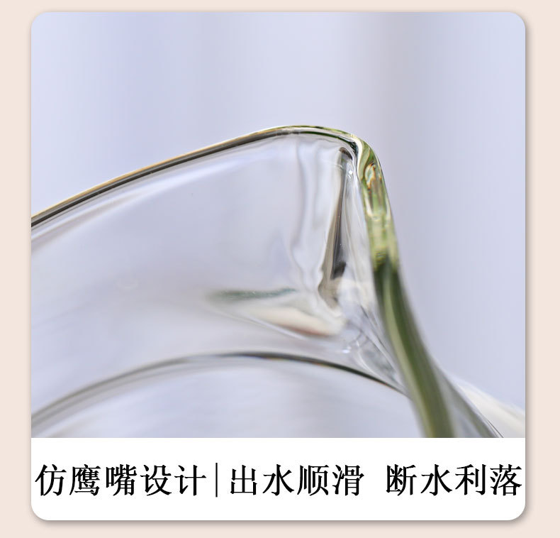 家用大容量冷萃壶咖啡冷泡壶耐高温玻璃泡茶壶过滤冲茶果汁咖啡壶详情16