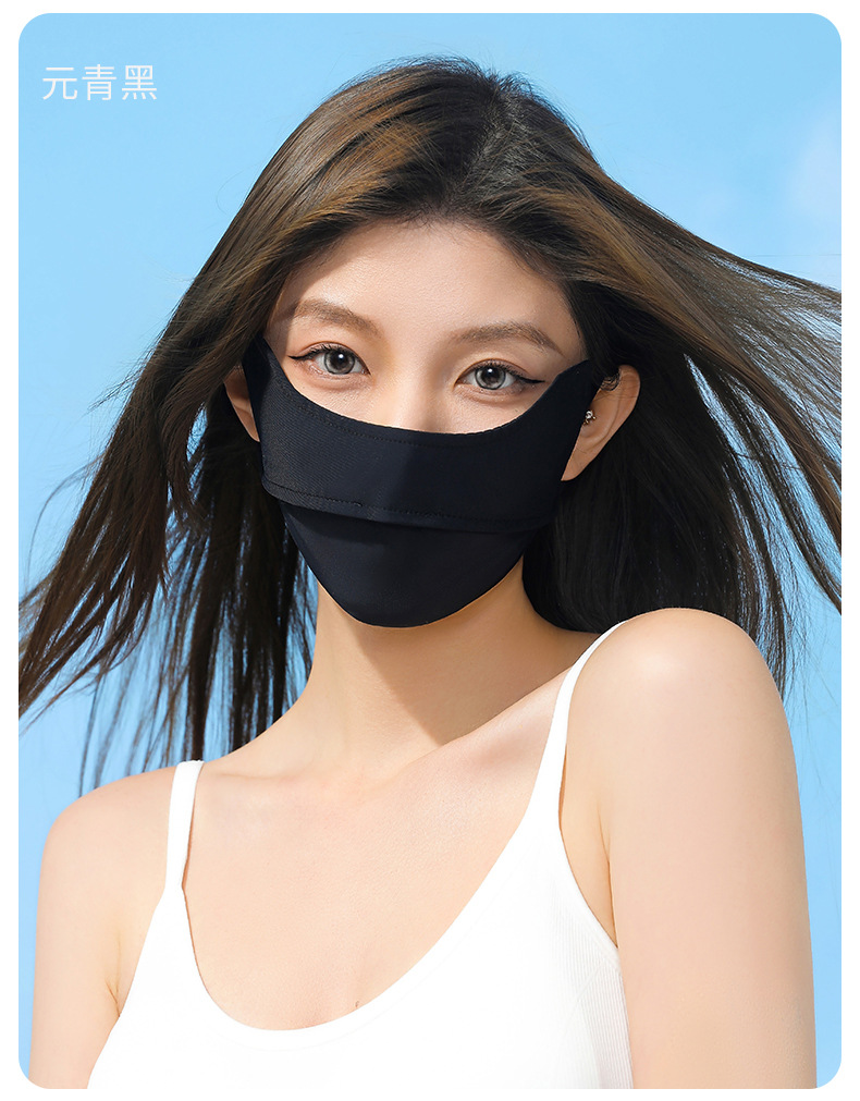 欧若风防晒口罩冰丝女护眼角锦纶透气防紫外线夏季遮阳脸罩面罩详情43