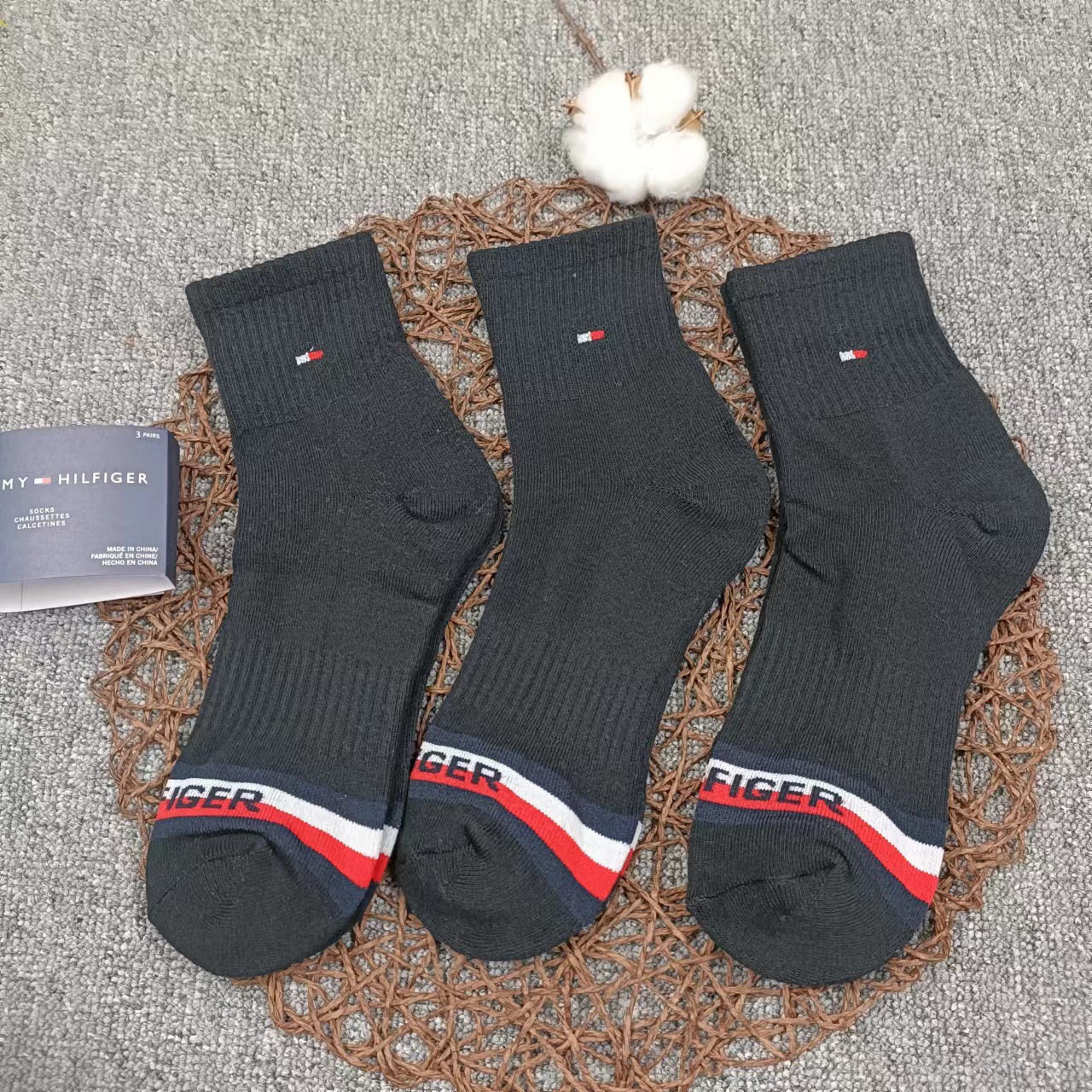 Tomyhifigr男女运动袜加厚毛巾底汤米情侣户外袜托米男女袜批发详情12