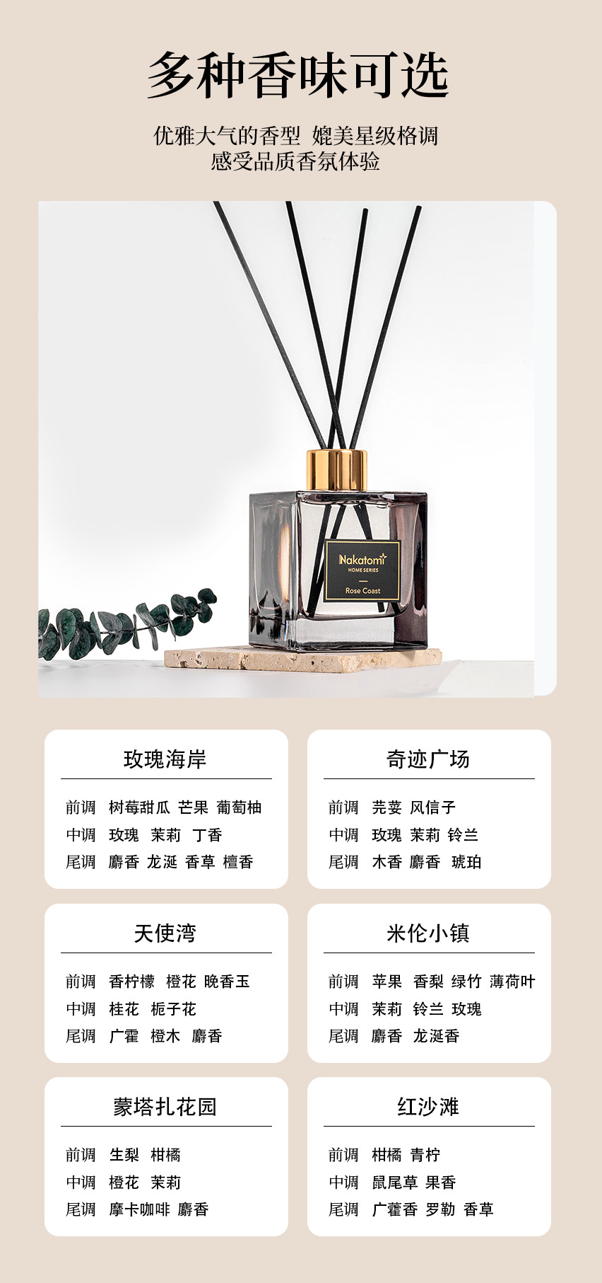 High-end flameless aromatherapy, high-end and long-lasting, fresh air, home bedroom gift box set wholesale, one-piece consignment pic 7