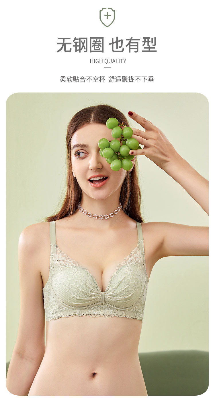 法式蕾丝文胸女士胸罩夏季薄款透气无钢圈小胸聚拢内衣品牌正品 其他分类款式新品上市详情15