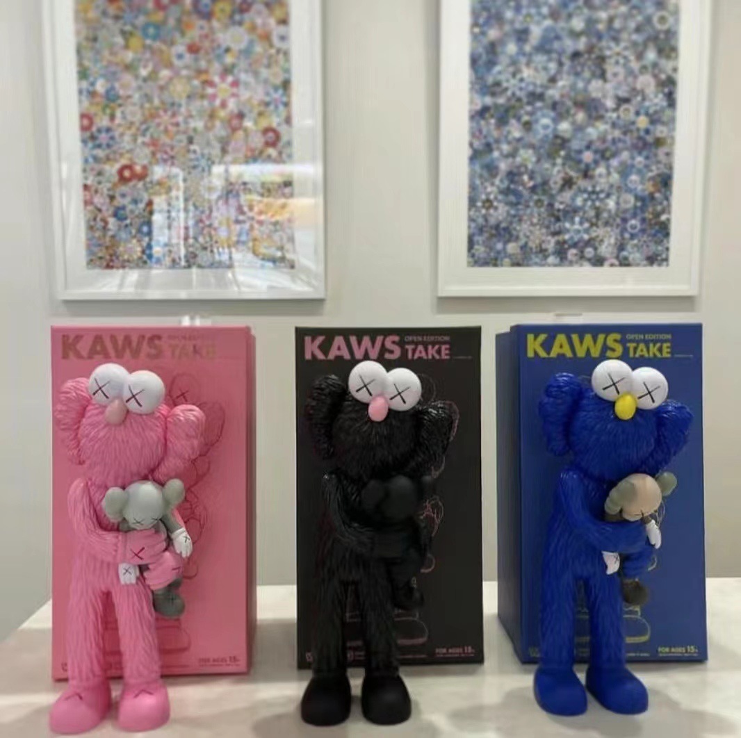 kaws芝麻街公仔客厅高档轻奢潮玩暴力熊桌面摆件手办卡通家居礼物详情7