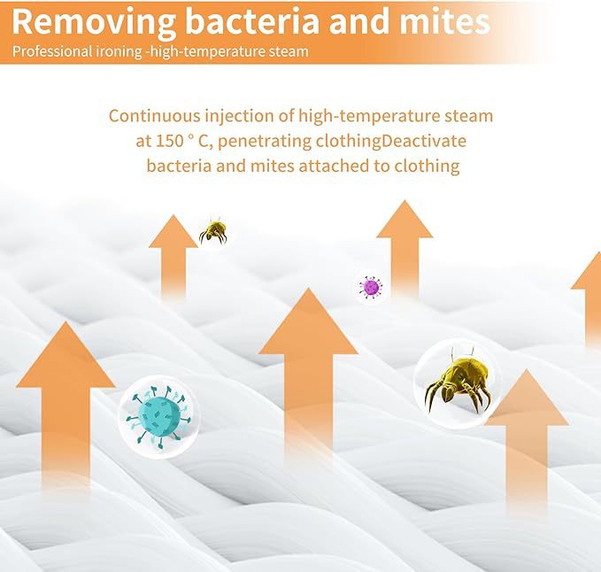 Haier vertical steam ironing machine, handheld steam ironing for home use, large capacity, high efficiency, anti-wrinkle, silent design pic 24