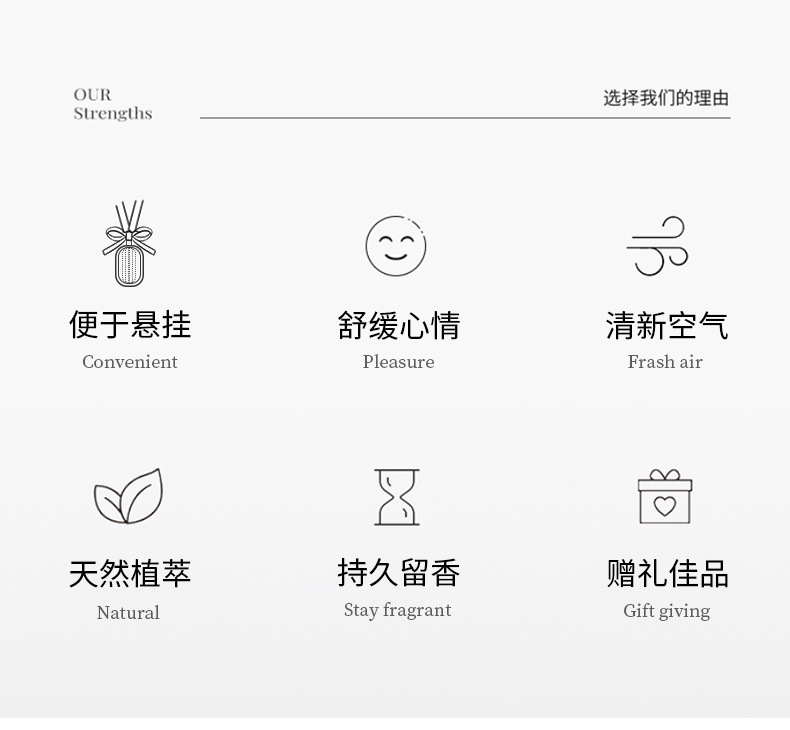 车载香薰挂件汽车香水车内饰品摆件高端车挂车用高档香氛持久淡香详情13