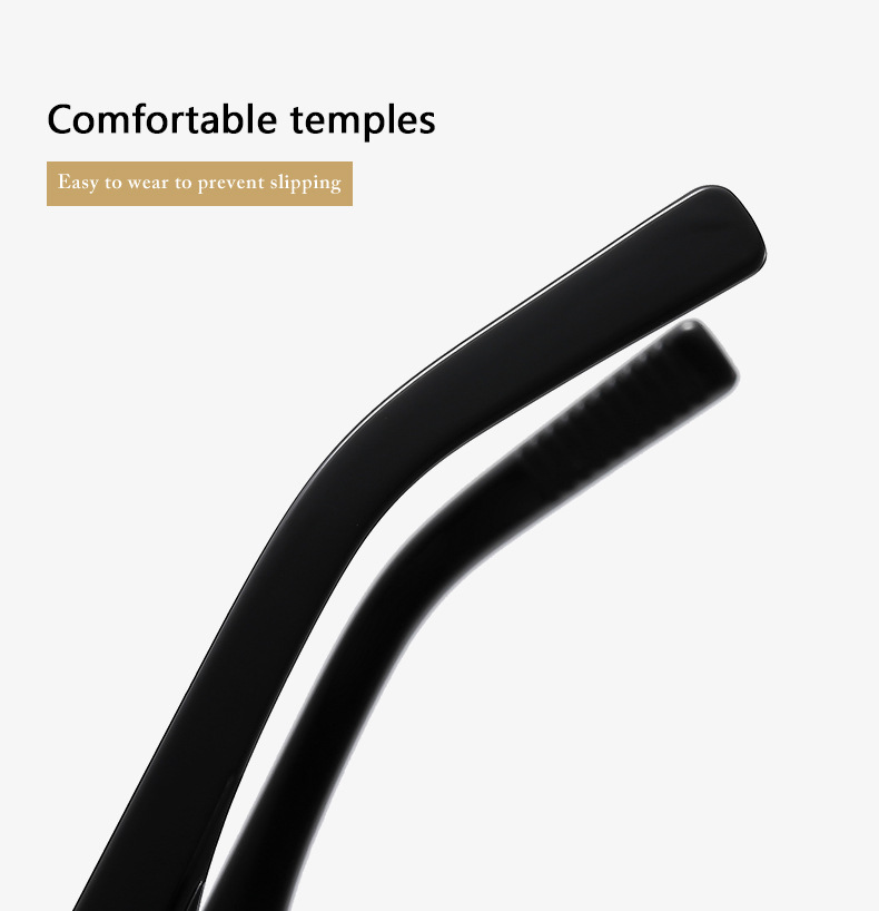 2024年双梁嘻哈开车司机蛤蟆防紫外线墨镜男时尚潮搭防蓝光平光镜详情6