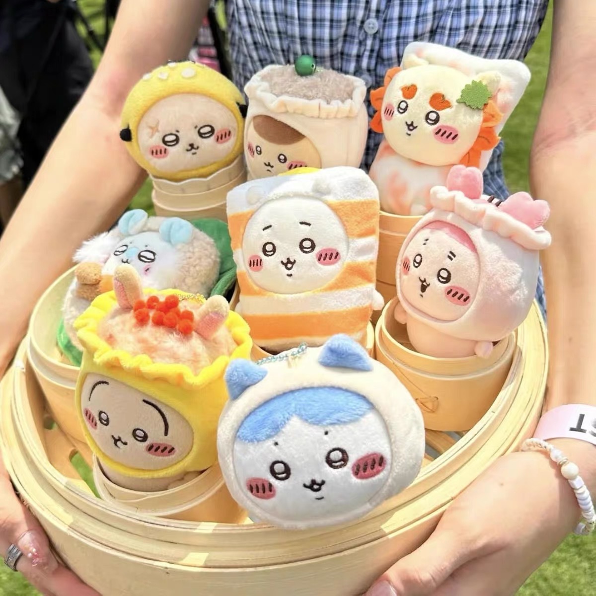 新款香港茶饮Chiikawa吉伊卡哇小八乌萨奇毛绒公仔玩偶挂件蛋糕装饰配件详情19