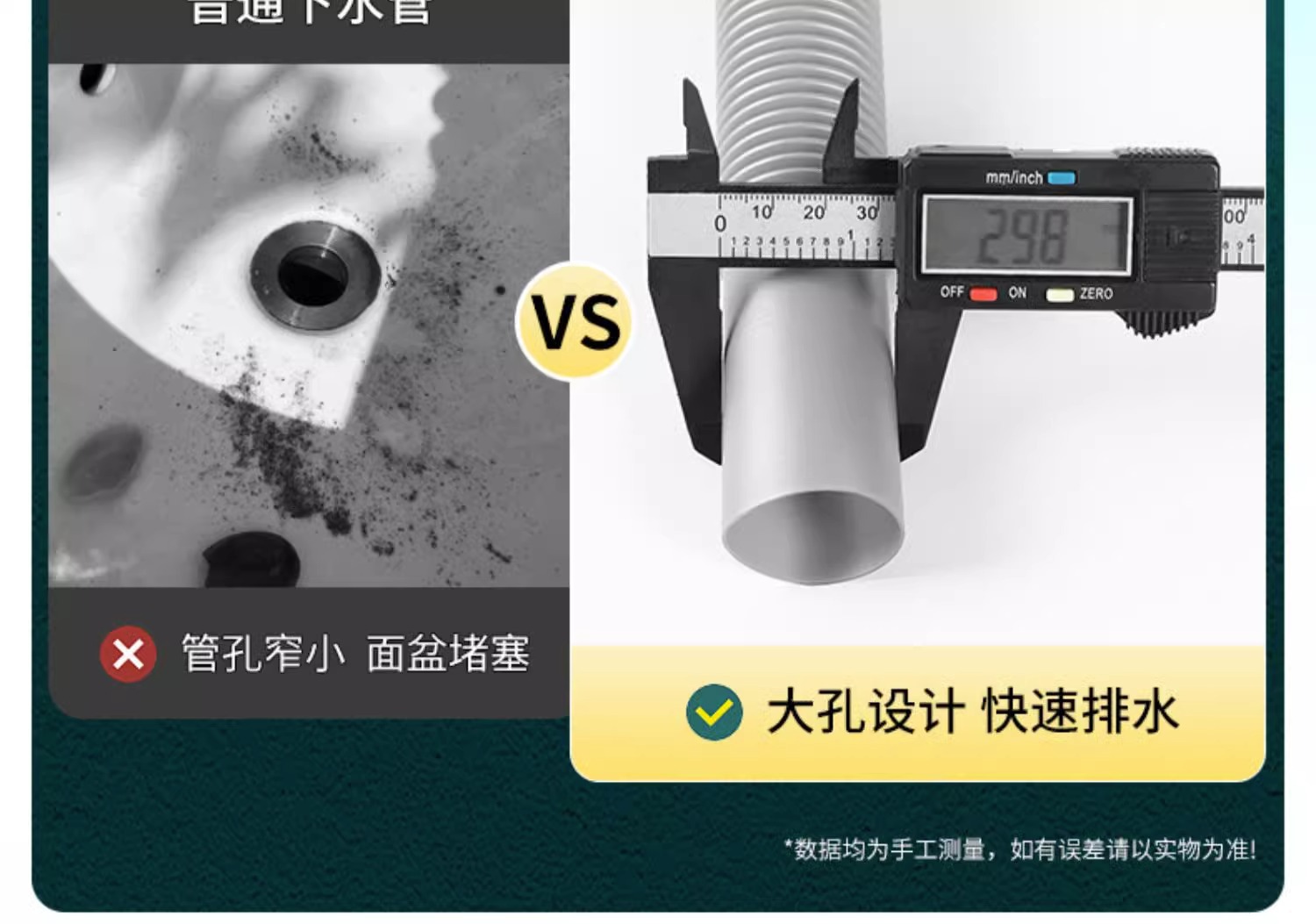 洗手盆防臭下水管神器台盆脸盆s弯u型排水管面盆洗手池下水器配件详情3