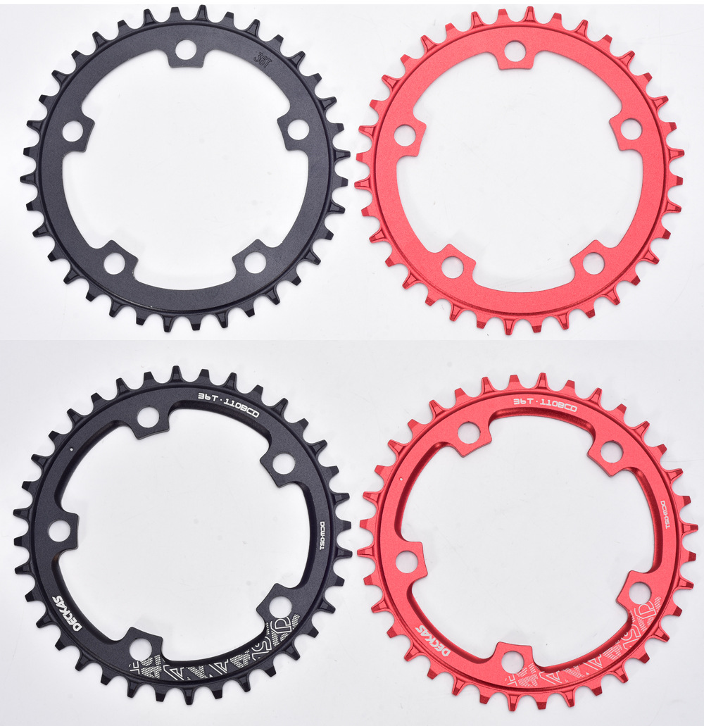 DECKAS 5-jaw disc 38T 58T road bike disc 110BCD 5h hole bicycle positive and negative teeth pic 15