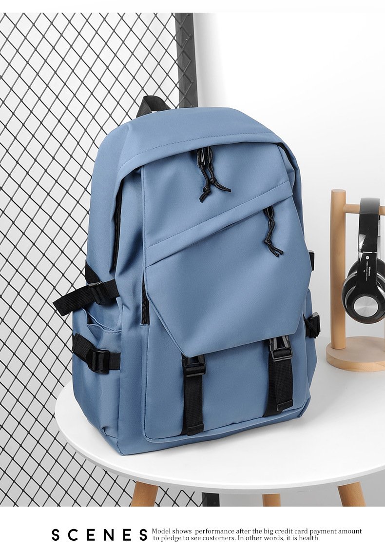 2025爆款双肩包跨境专供潮流背包简约礼品双肩包可印字厂家批发详情24