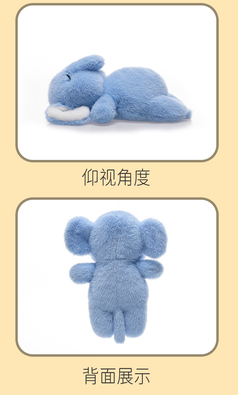 Wholesale of rear-lying panda plush toys, office brown bear wrist pads, fox elephant learning pads, penguin mouse pads pic 23