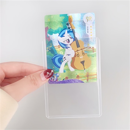 My Little Pony card case, card protection case, card film, thickened hard card case, dedicated storage, high-definition, transparent and bright pic 5