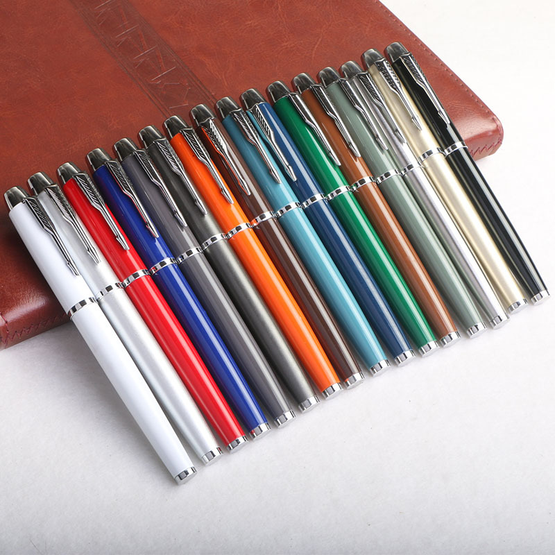 Wholesale of multi-color business metal neutral signature pens, advertising gifts, enterprise logo designs, and pearl pens in stock from Huaqi pic 37