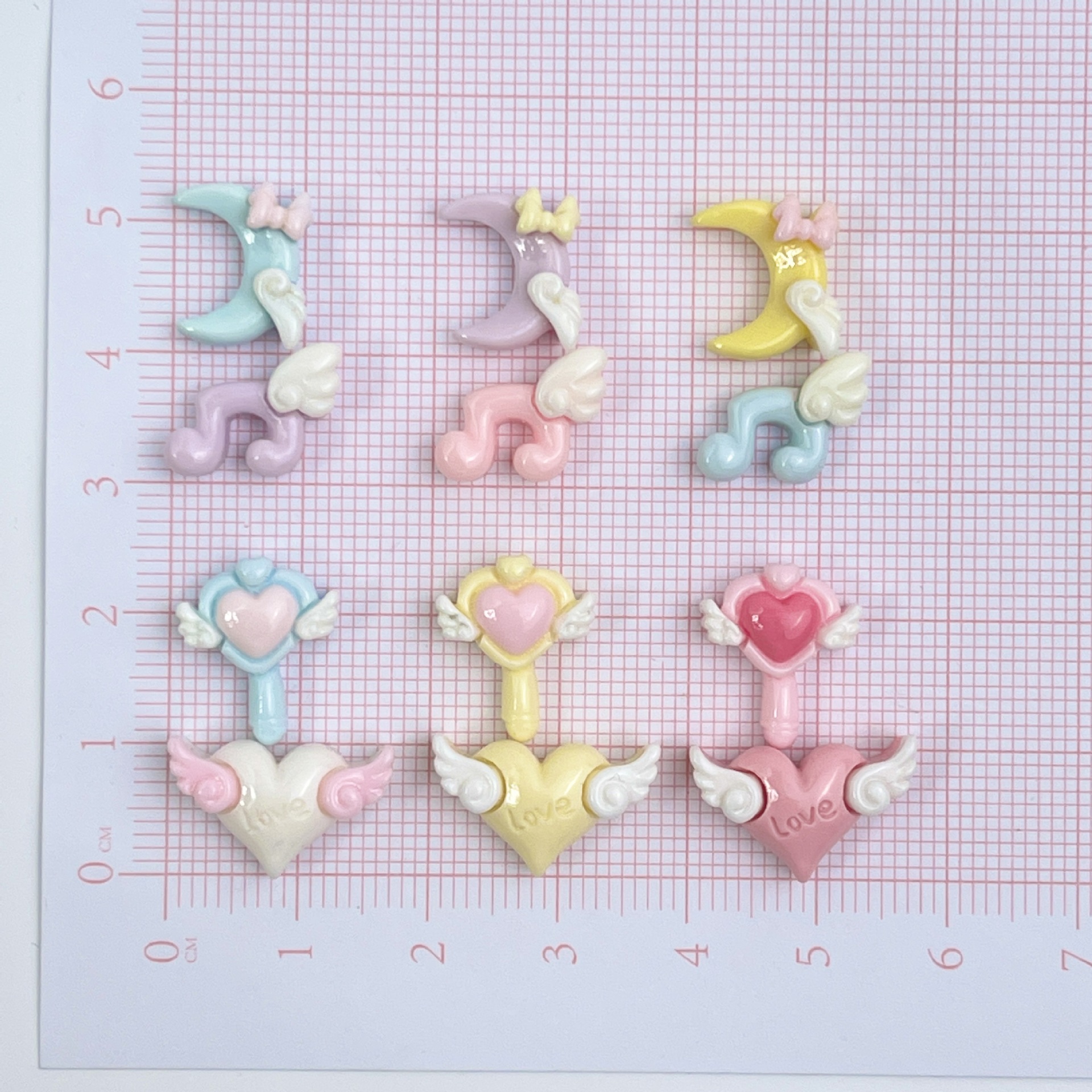 Macaron food and play tableware, cheese, cute shoe buckles, diy accessories, cartoon mini knives and forks, hair clips, resin accessories pic 35