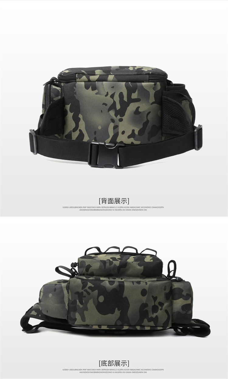 Lu Ya Bag, multi-functional waist bag, single-shoulder backpack, fishing crossbody bag, fishing gear rod bag, fishing storage bag, complete set of equipment pic 34