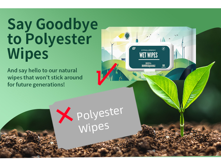 湿巾大包80抽家用湿巾纸英文可降解手口清洁湿纸巾详情5