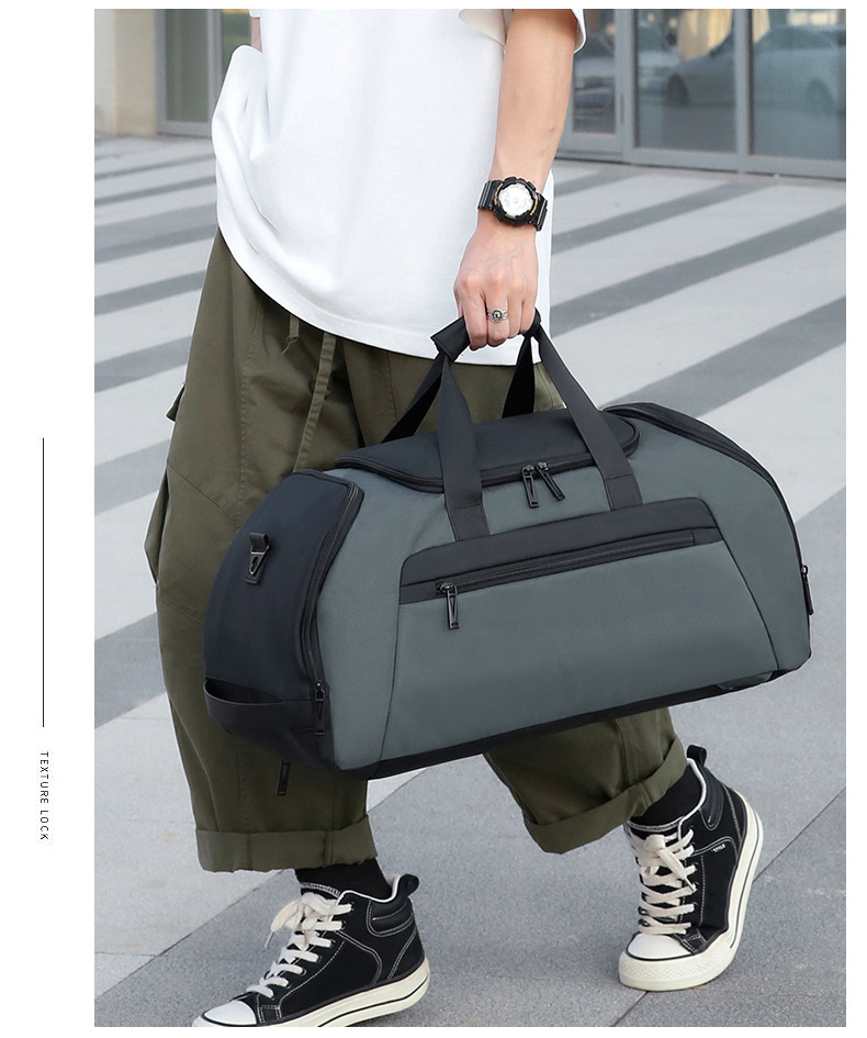 旅行包大容量背包独立鞋仓印logo干湿分离运动包户外健身包详情21