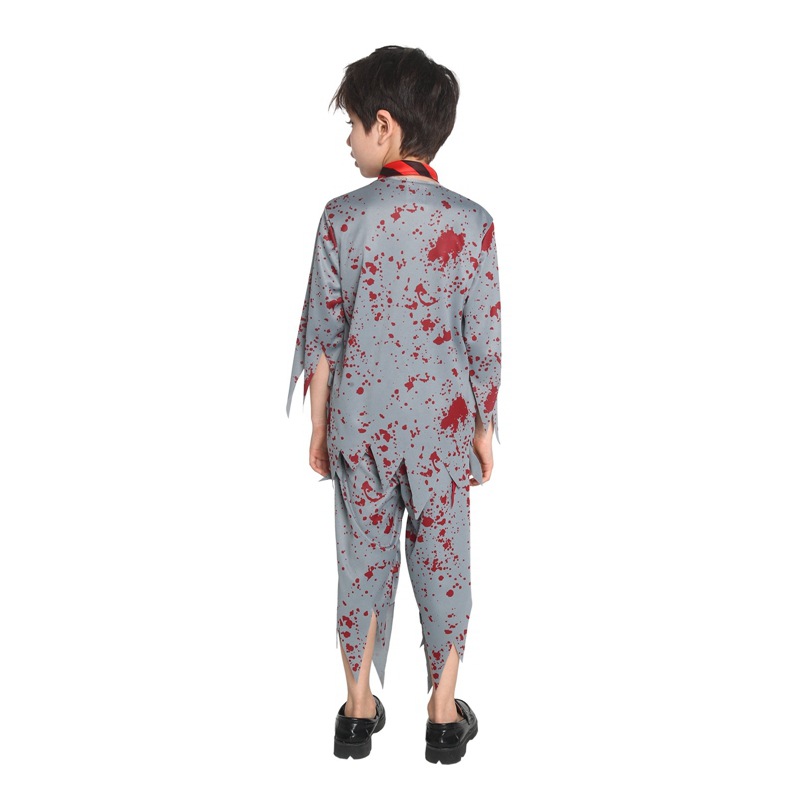 万圣节化妆舞会COS男生僵尸学生男士恐怖衣服僵尸学生服装B-0296详情5