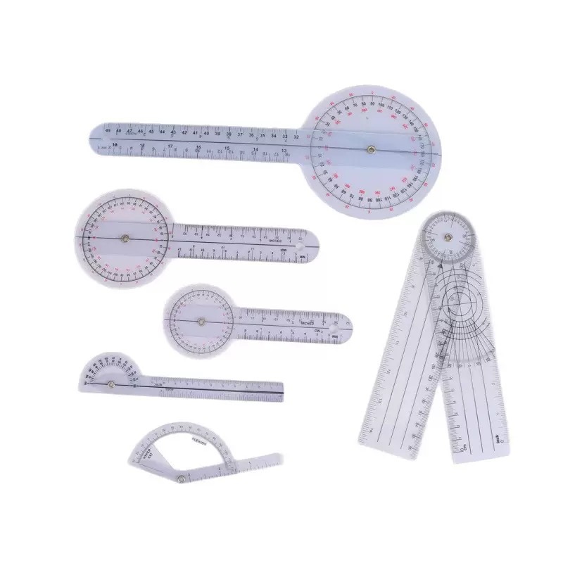 Cross-border exclusive medical bone density ruler, multi-specification limb measurement folding Angle ruler set, orthopedic protractor pic 10