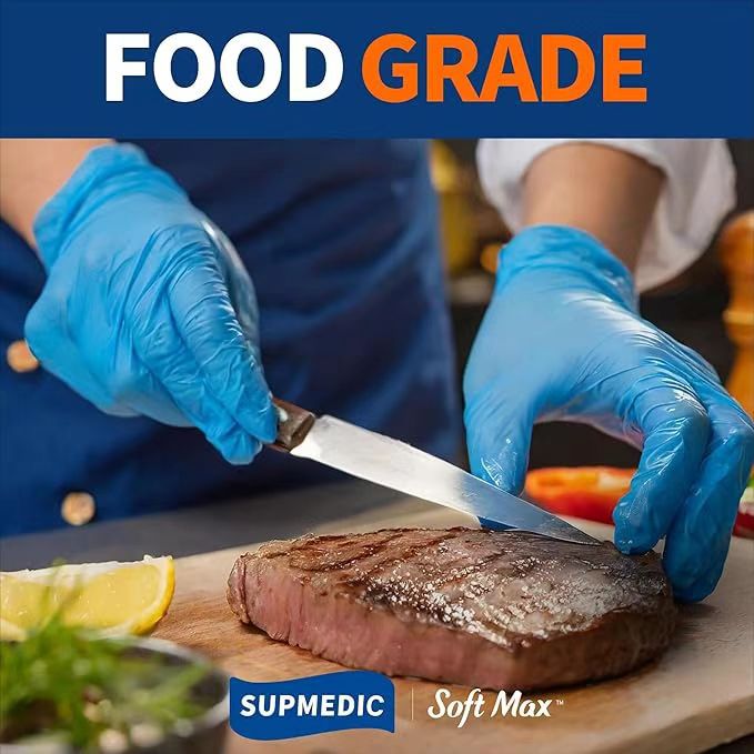 Nitrile gloves加厚耐用家用防护防滑无粉一次性丁腈手套丁晴手套详情2