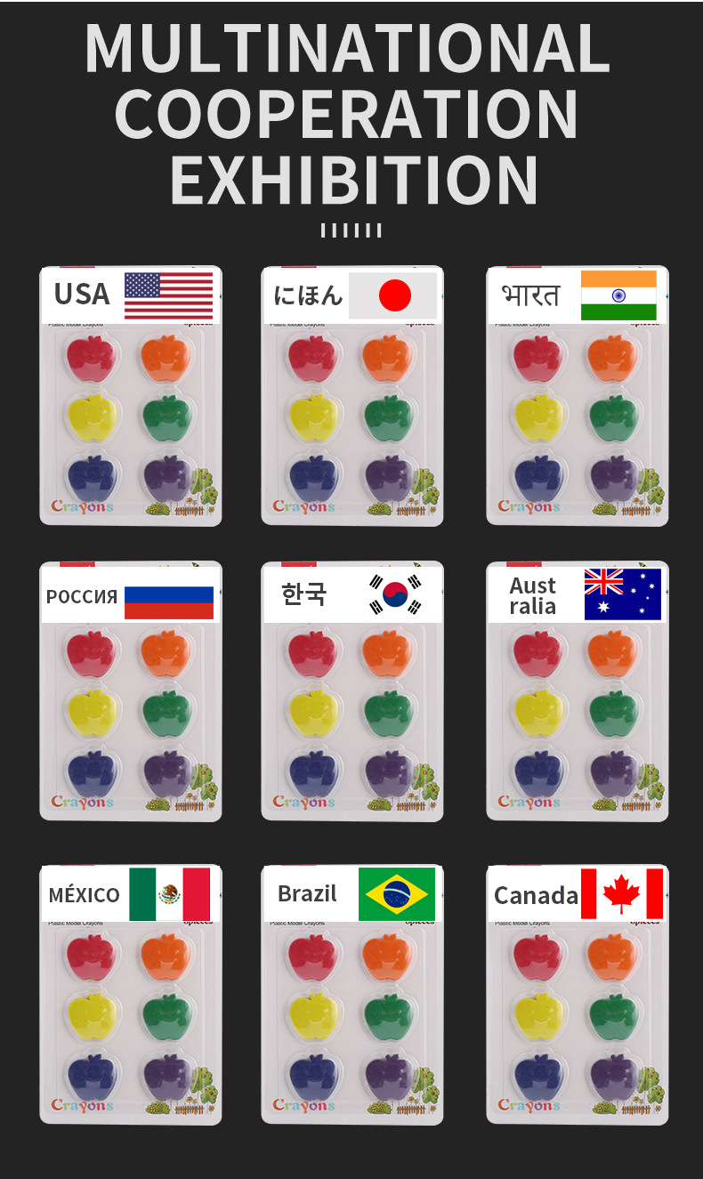 Model Crayon Apple Style Foreign Trade Export OEM and Custom详情10
