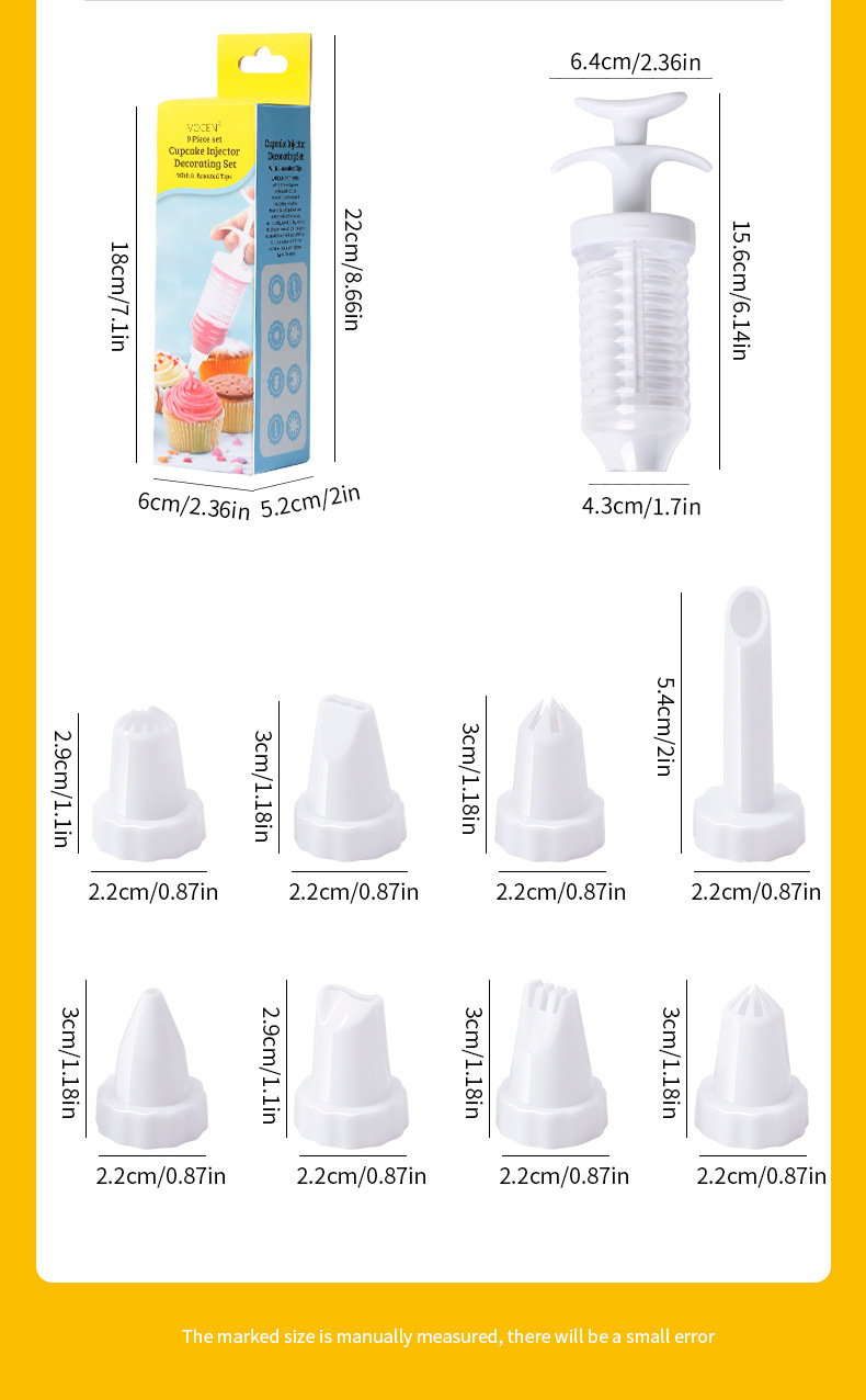 Cross-border Amazon home cookie gun, multi-functional piping machine, baking set, soybean cake maker, cream gun pic 16