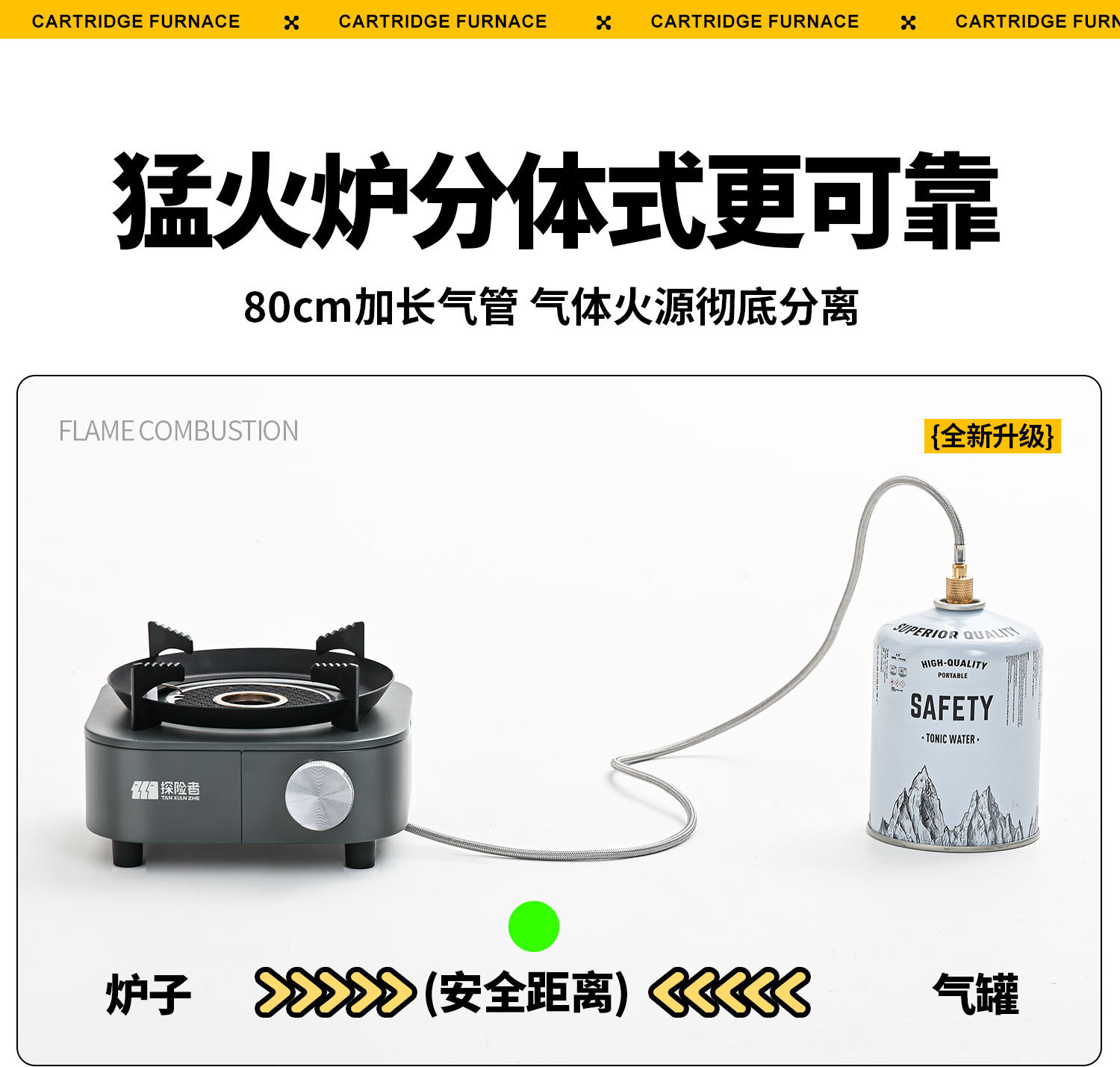 韩式便携卡式炉户外燃气炉液化气小炉钢瓶煤气罐180g详情16