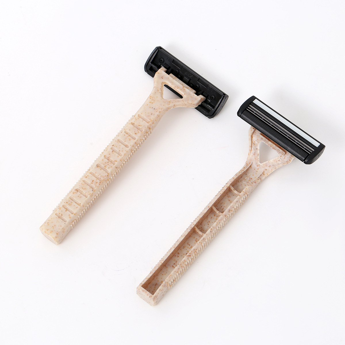 Cross-border TNK disposable skin knife, three-row blade anti-scratch triangular area hair removal knife, disposable tattoo tool pic 6