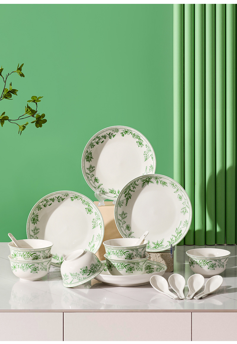 French country-style ceramic tableware set, gift bowls, plates and plates, gift box set, opening event gifts, gift-giving souvenirs pic 9