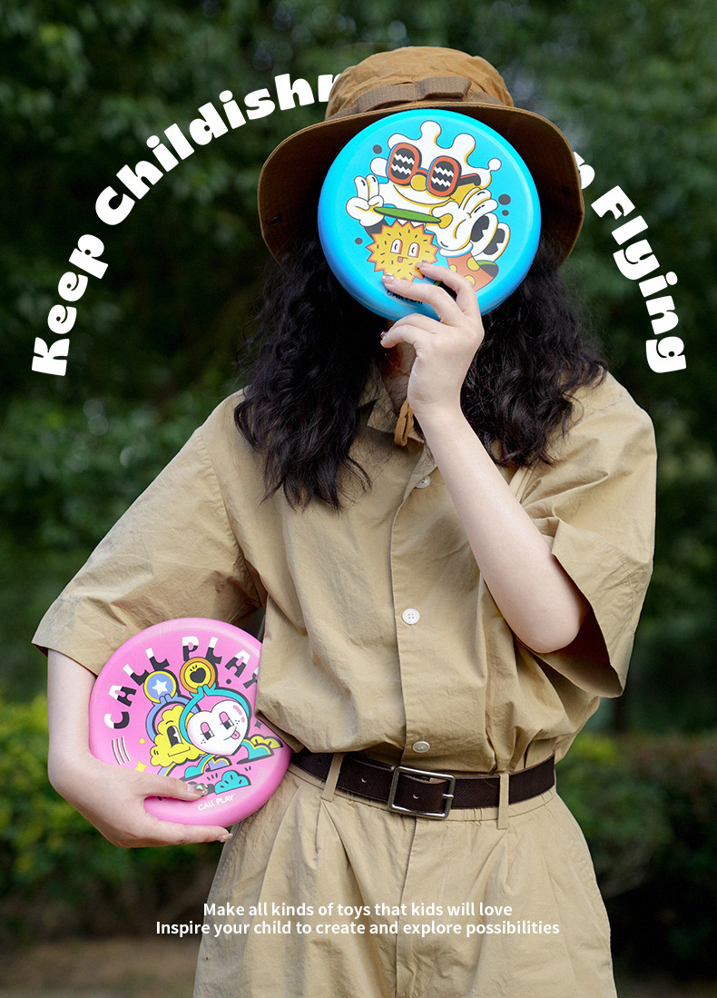 CALL Koda Duck Soft Frisbee Flying Saucer Cartoon toys for kindergarten park parent-child fitness sports competition pic 12