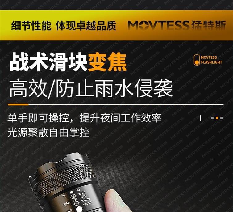 TY908跨境led手电筒强光户外充电超亮USB伸缩调焦应急家用手电筒详情9