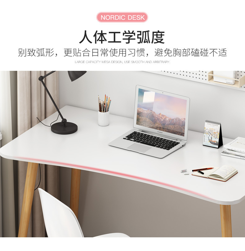 Simple desk, simple bedroom small table, rental house study writing desk, simple office desktop computer desk pic 5