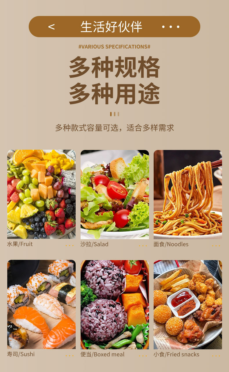 远传一次性饭盒食品级健康减脂上班族便携式便当盒保鲜餐盒免洗详情9