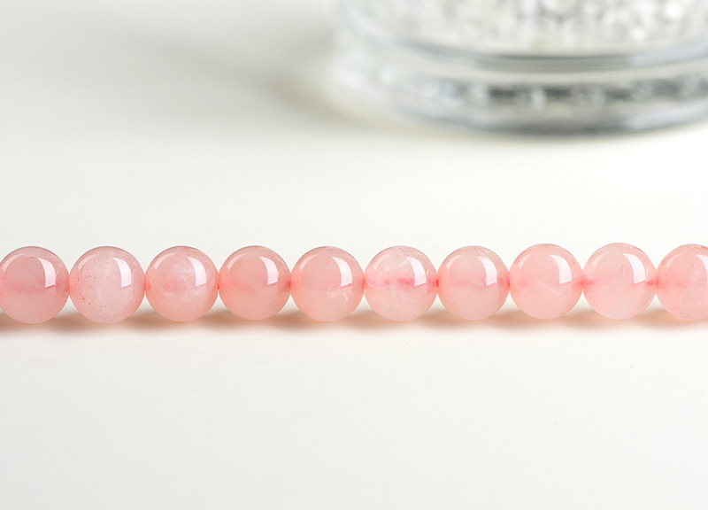 Jiuya Crystal natural rose crystal loose beads Round beads Lotus crystal semi-finished DIY jewelry accessories wholesale pic 10